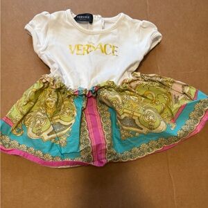 Versace Kids Matching Set - White, Gold, Green, Pink, Blue ( worn )